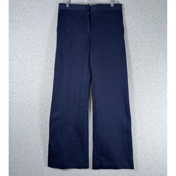 Marni Pants - Marni pants womens 40 US 32" navy blue wide leg inlay trousers